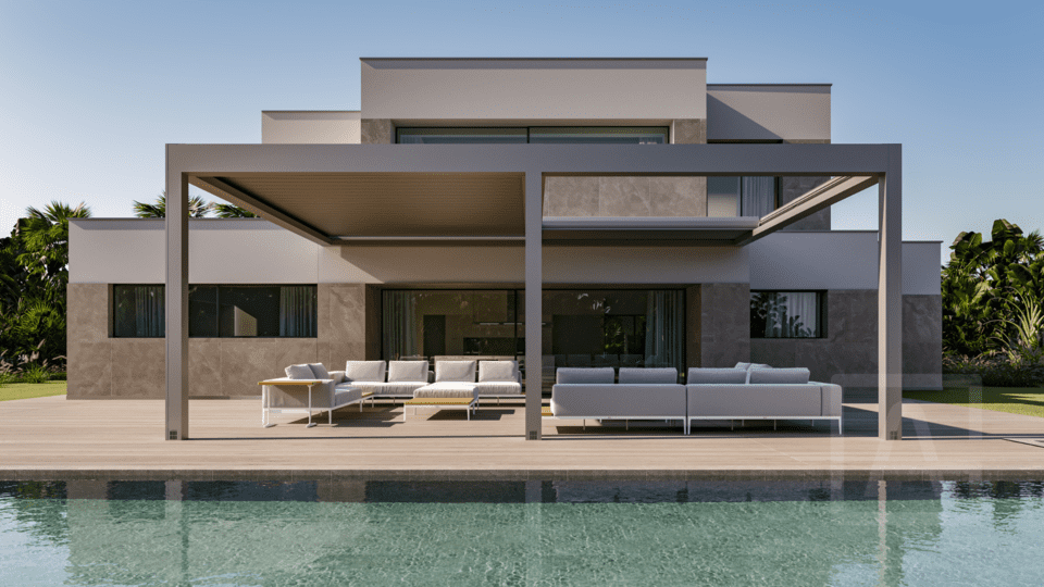 Retractable Louvered Roof / Compete With the Seasons